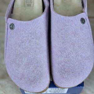 NEW Birkenstock Zermatt Rivet Purple Fog Narrow Felt US 7  EU38